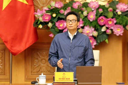 Phó Thủ tướng Vũ Đức Đam chủ trì cuộc họp. (Ảnh: VGP)