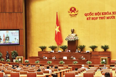 Toàn cảnh Kỳ họp thứ mười, Quốc hội khóa XIV.Ảnh | Quang Khánh