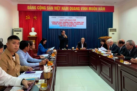 Lễ công bố giải thưởng.