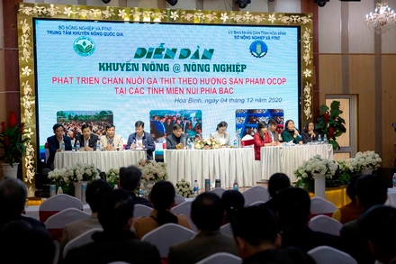 Diễn đàn thu hút đông đảo các chuyên gia, hợp tác xã ở các tỉnh phía bắc.
