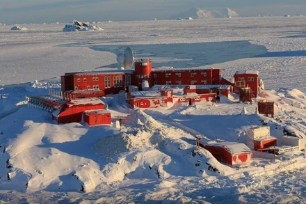 Căn cứ Bernardo O’Higgins Riquelme của Chile tại Nam Cực. (Ảnh: Reuters)
