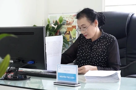 Bà Nguyễn Thị Luận.