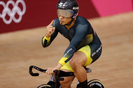 Mohd Azizulhasni Awang đem về tấm huy chương bạc duy nhất cho đoàn Malaysia tại Olympic Tokyo 2020. (Ảnh: Getty Images)