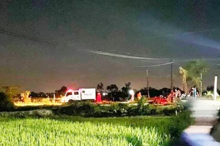 Khu vực xảy vụ án mạng.