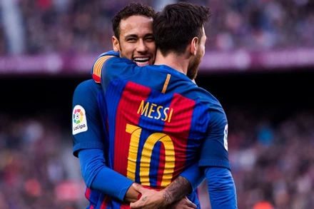 Tới PSG, Messi sẽ được tái hợp với đồng đội cũ Neymar. (Ảnh: Getty Images) 