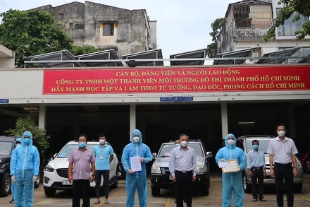 Đội phản ứng nhanh nhận khen thưởng của lãnh đạo CITENCO.