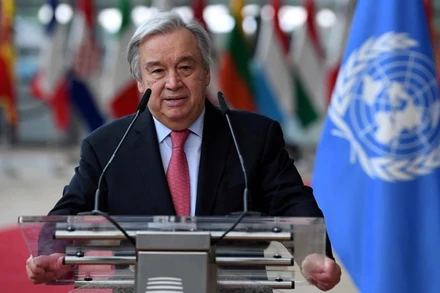 Tổng Thư ký Liên hợp quốc Antonio Guterres. (Ảnh: Reuters)
