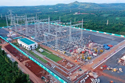 Trạm Biến áp 500Kv - Dự án Nhà máy điện gió Ea Nam.