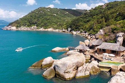 Khu nghỉ dưỡng Six Sense Ninh Vân Bay, Khánh Hòa, Việt Nam. 