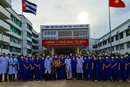 Đoàn y, bác sĩ Bệnh viện hữu nghị Việt Nam- Cuba Đồng Hới lần thứ 2 lên đường hỗ trợ TP Hồ Chí Minh chống dịch.