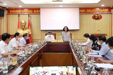 Ban Chỉ đạo xây dựng Đề án trình Hội nghị Trung ương 6 (khóa XIII) họp phiên thứ nhất.