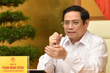 Thủ tướng Phạm Minh Chính phát biểu tại cuộc họp.