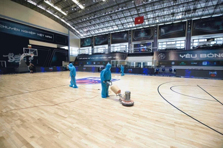 VBA 2021 diễn ra theo mô hình tập trung cách ly an toàn nhưng giải vẫn phải hủy trước diễn biến phức tạp của dịch Covid-19. 