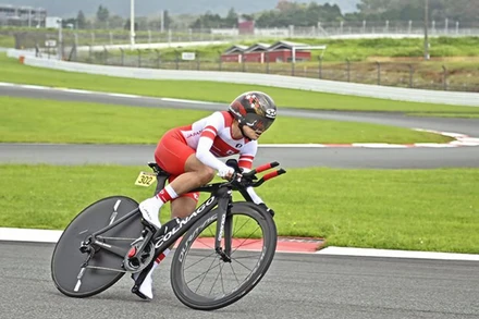 Cua-rơ nữ Sugiura Keiko. (Nguồn: Kyodo)