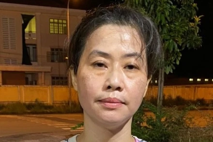 Bị can Trương Thị Kim Soan.