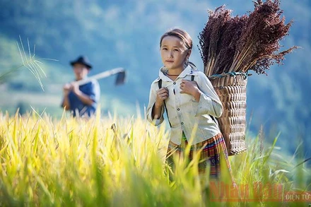 Một bé gái ở Hà Giang (Ảnh: Nguyễn Minh Đức).