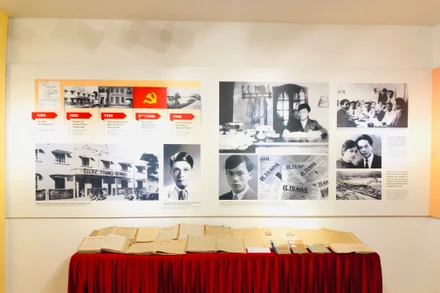 Không gian trưng bày của triển lãm.