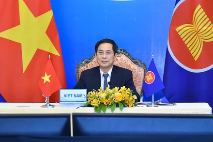 Bộ trưởng Ngoại giao Bùi Thanh Sơn. (Ảnh do báo Thế giới và Việt Nam cung cấp) 