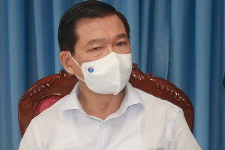 Đồng chí Nguyễn Hồng Lĩnh trả lời phỏng vấn.