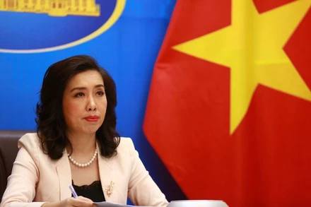 Người Phát ngôn Bộ Ngoại giao Việt Nam Lê Thị Thu Hằng. 