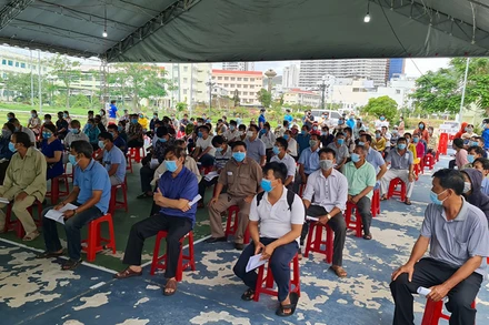 Bình Định tiếp tục triển khai tiêm chủng vaccine phòng Covid-19. (Ảnh minh họa)