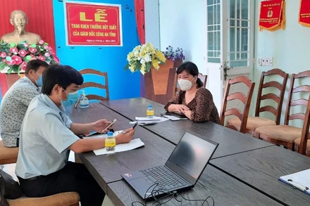 Bà N.T.T.H bị mời làm việc với ngành chức năng về hành vi đăng tải thông tin sai sự thật.