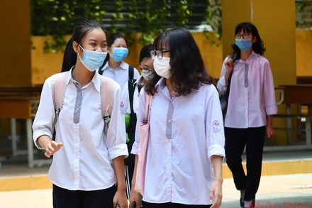 Thí sinh tại Kỳ thi tốt nghiệp trung học phổ thông 2021. Ảnh: THUỶ NGUYÊN