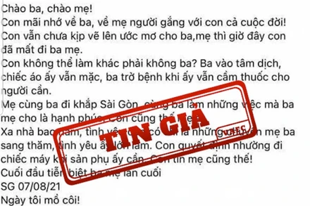 Hình đoạn thông tin trên trang cá nhân của bác sĩ Trần Khoa "chia sẻ".
