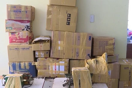 Tang vật vụ án (Ảnh: Công an cung cấp)