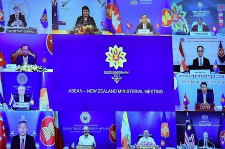 Thứ trưởng Ngoại giao Nguyễn Quốc Dũng tham dự Hội nghị. (Ảnh do báo Thế giới và Việt Nam cung cấp)