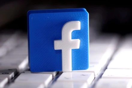 Logo Facebook in 3D. (Ảnh: Reuters)