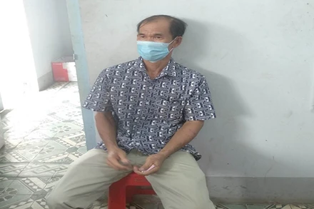 Ông Q.T.T. người đăng thông tin xuyên tạc lực lượng chức năng lên Facebook.