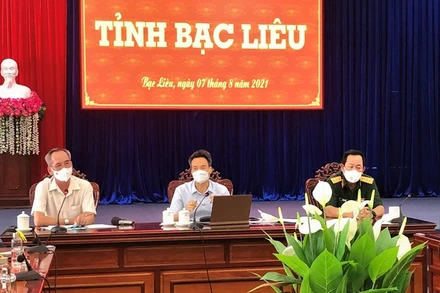 Phó Thủ tướng Vũ Đức Đam phát biểu tại buổi làm việc. 