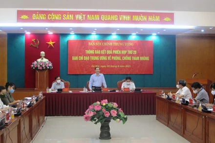 Toàn cảnh họp báo chiều 5/8.
