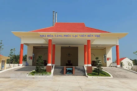 Nhà hỏa táng An Lạc Viên ở Bến Tre. (Ảnh: baodongkhoi.vn)