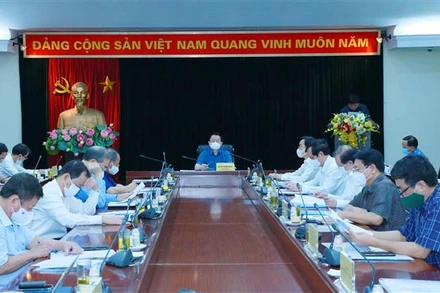Quang cảnh buổi làm việc. Ảnh: TTXVN.