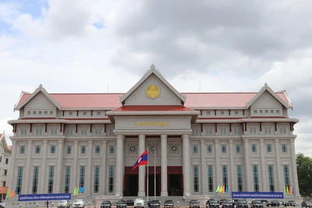 Nhà Quốc hội Lào mới.