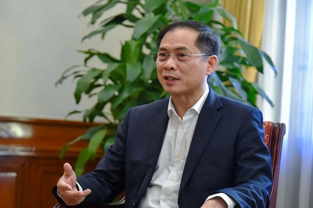 Bộ trưởng Ngoại giao Bùi Thanh Sơn. (Ảnh do báo Thế giới và Việt Nam cung cấp)