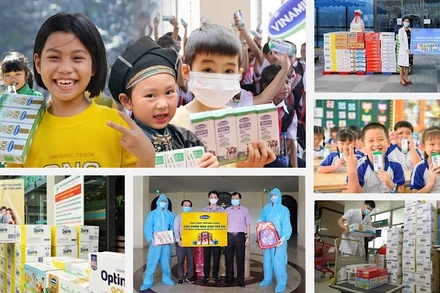 Các chương trình vì cộng đồng thiết thực giúp Vinamilk luôn có được sự yêu mến của người tiêu dùng. (Ảnh: Vinamilk) 