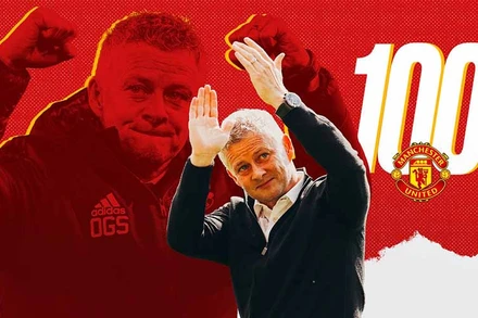 Solskjaer chuẩn bị đón cột mốc 100 trận dẫn dắt MU tại Premier League. (Ảnh: TheAnalyst)