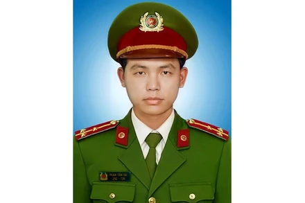 Chân dung Đại úy Phan Tấn Tài.