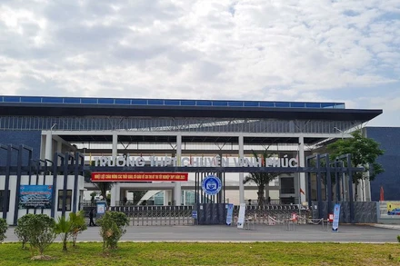 Trường THPT Chuyên Vĩnh Phúc được đầu tư xây dựng khang trang, hiện đại