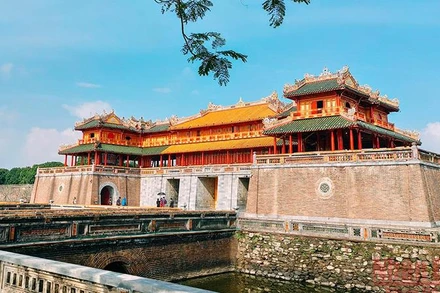 Cổng Ngọ Môn, Kinh thành Huế trong Quần thể di tích Cố đô Huế. (Ảnh: Minh Duy)