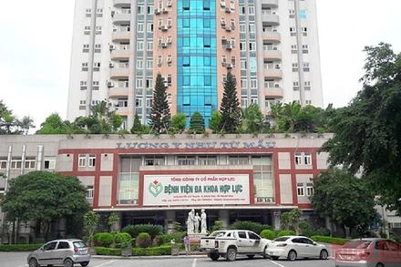 Đơn nguyên cao tầng ở Bệnh viện đa khoa Hợp Lực khôi phục trạng thái "bình thường mới". (Ảnh: MAI LUẬN)