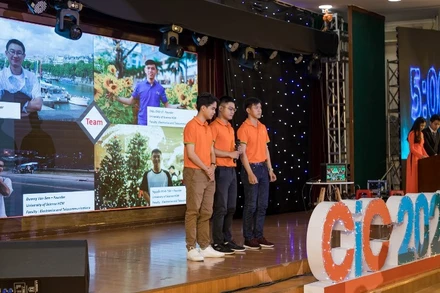 Các thí sinh tham gia cuộc thi "Ý tưởng khởi nghiệp - CiC 2020".