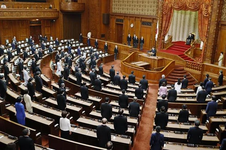 Toàn cảnh một phiên họp Quốc hội Nhật Bản ở Tokyo. (Ảnh: Kyodo/TTXVN)