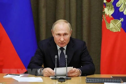 Tổng thống Nga Vladimir Putin. (Ảnh: AFP/TTXVN)