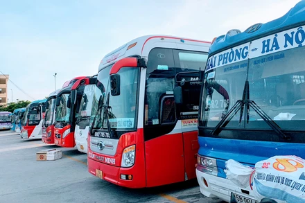 Từ 27/10, nhiều tuyến vận tải hành khách cố định từ Hải Phòng đi các tỉnh, thành phố được khôi phục trở lại.