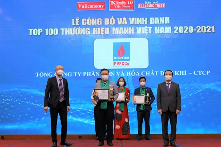 Đạm Phú Mỹ được vinh danh Top 100 Thương hiệu mạnh Việt Nam 2020 - 2021