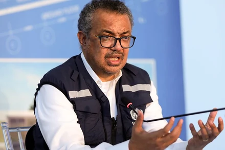 Tổng Giám đốc WHO Tedros Adhanom Ghebreyesus. (Ảnh: Reuters)